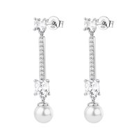 Earrings Brosway Woman FANCY INFINITE WHITE in Silver Cubic Zirconia FIW175